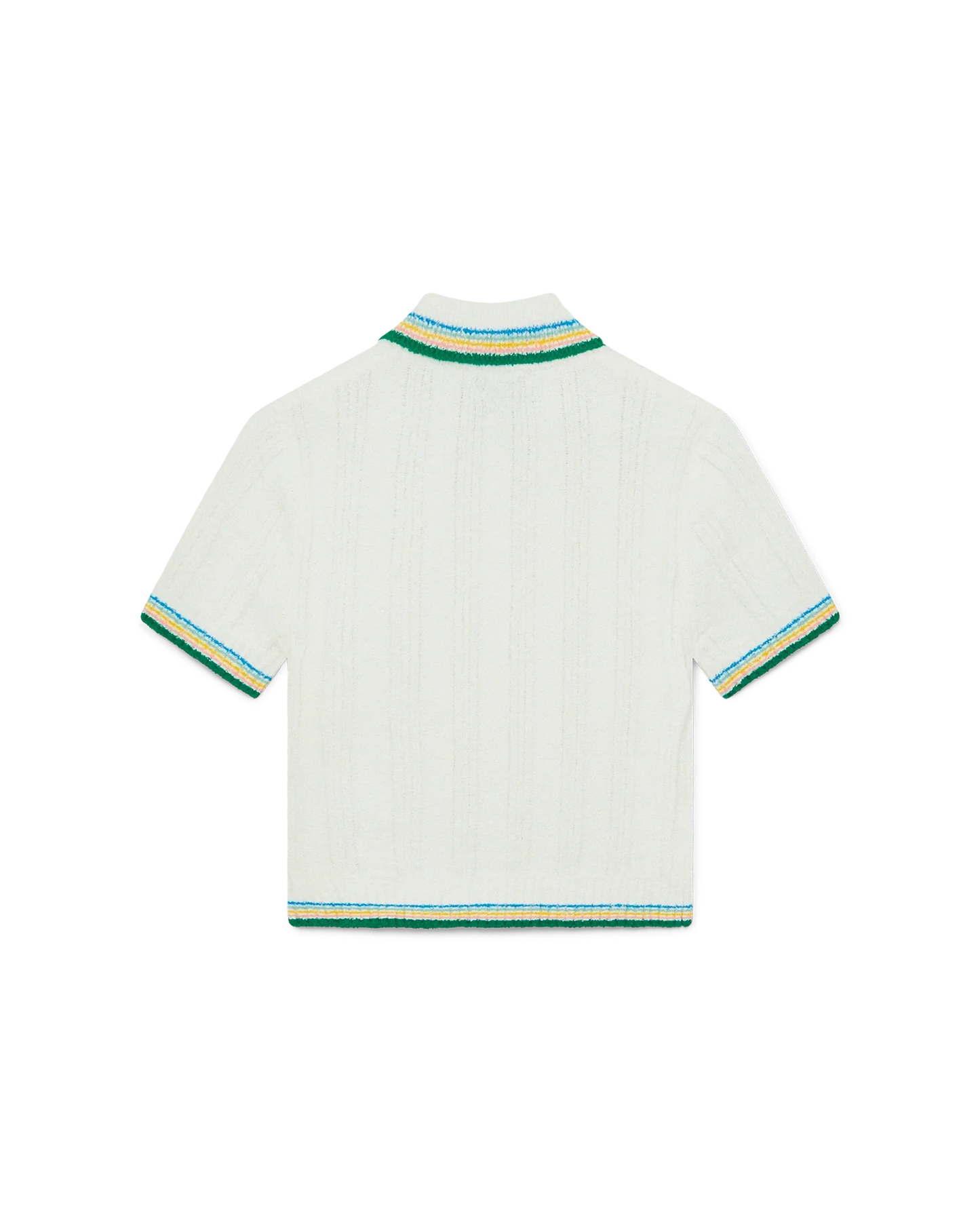 Rib Boucle Polo Shirt