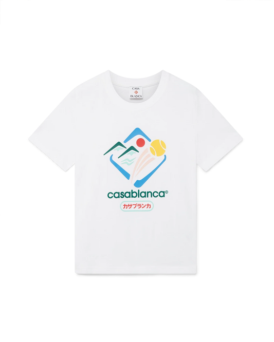 Montagne Sportif verkürztes Kurzarm-T-Shirt