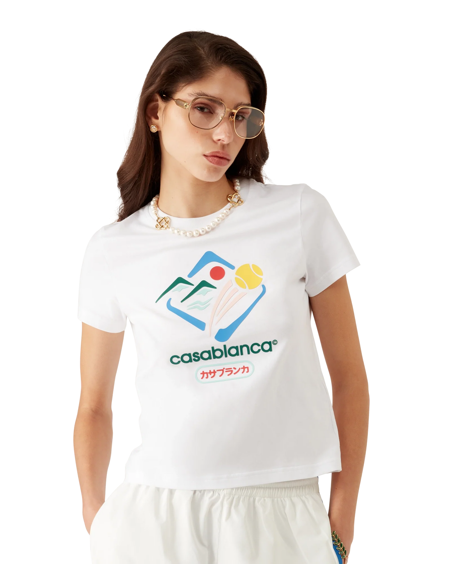 Montagne Sportif verkürztes Kurzarm-T-Shirt