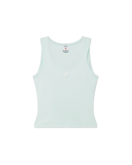Geripptes Jersey-Tanktop