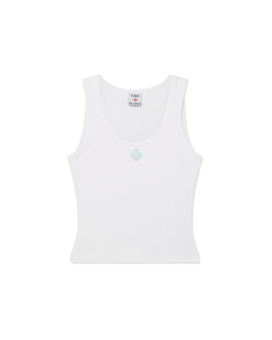 Geripptes Jersey-Tanktop