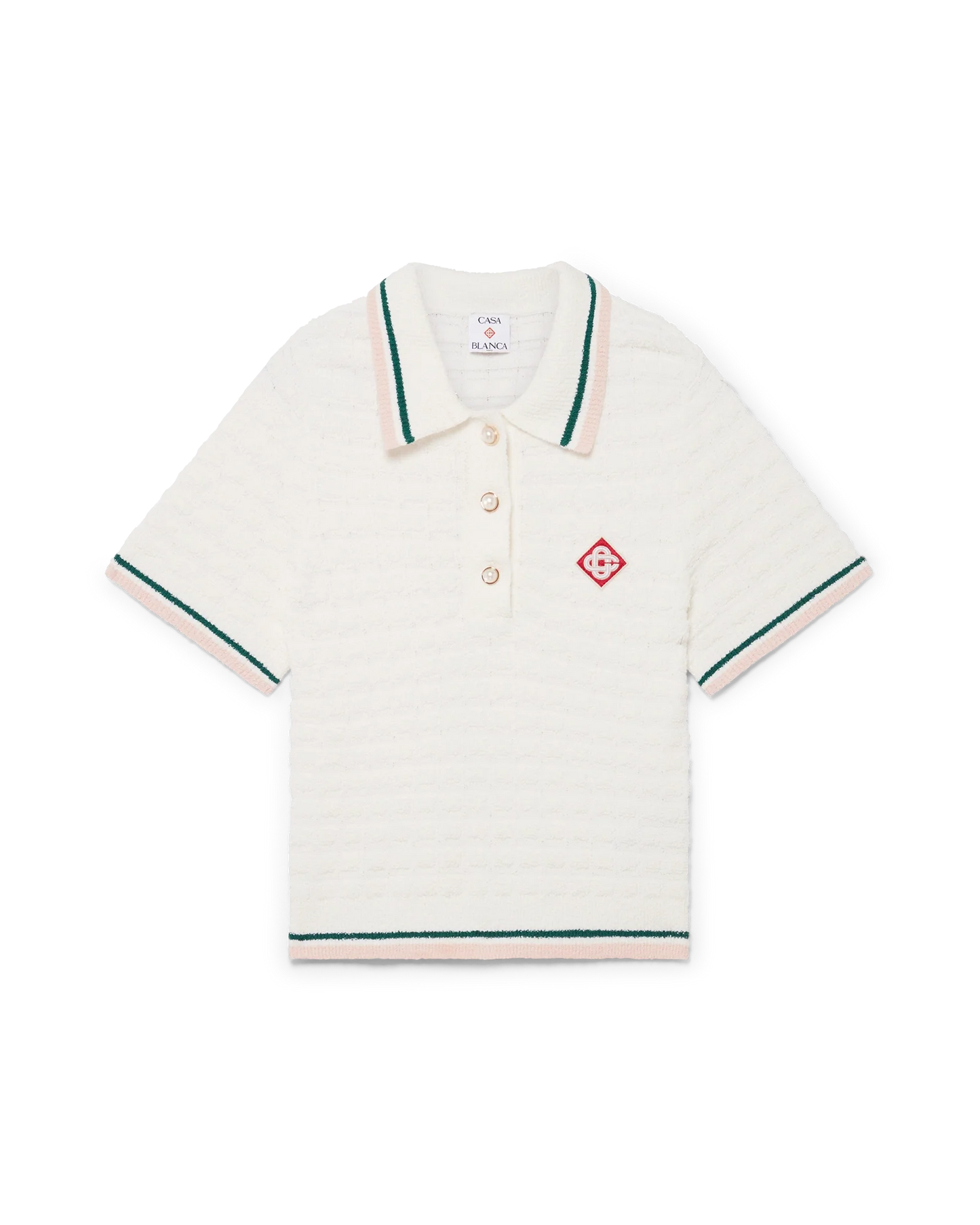 Cotton Boucl¨¦ Polo Shirt