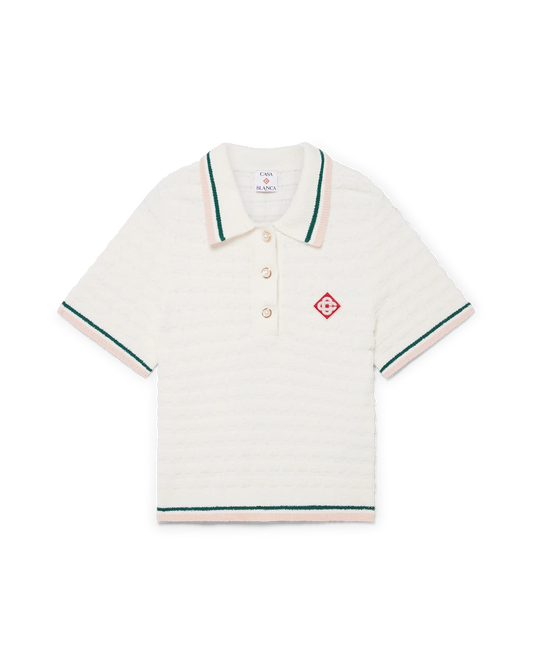 Cotton Boucl¨¦ Polo Shirt