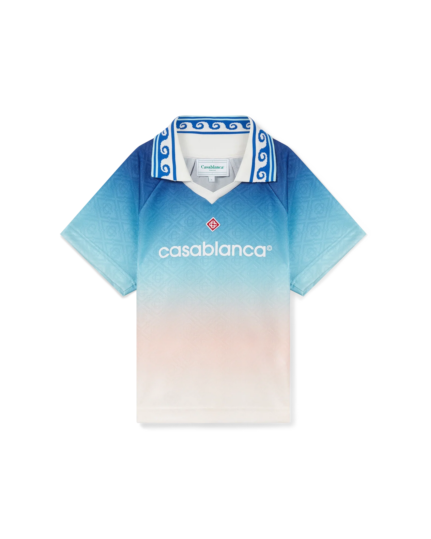 Maillot de foot jacquard à monogramme