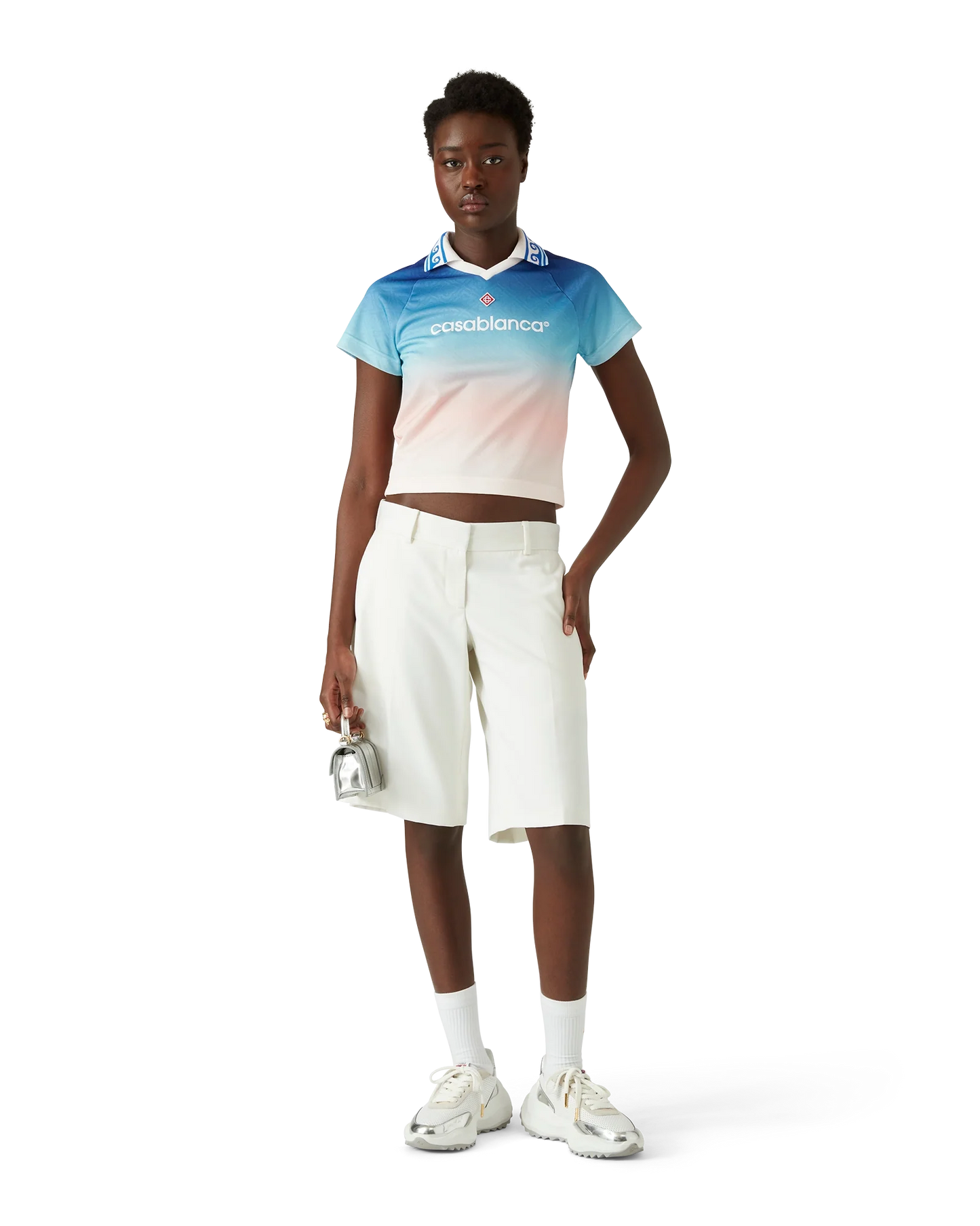 Maillot de foot jacquard à monogramme