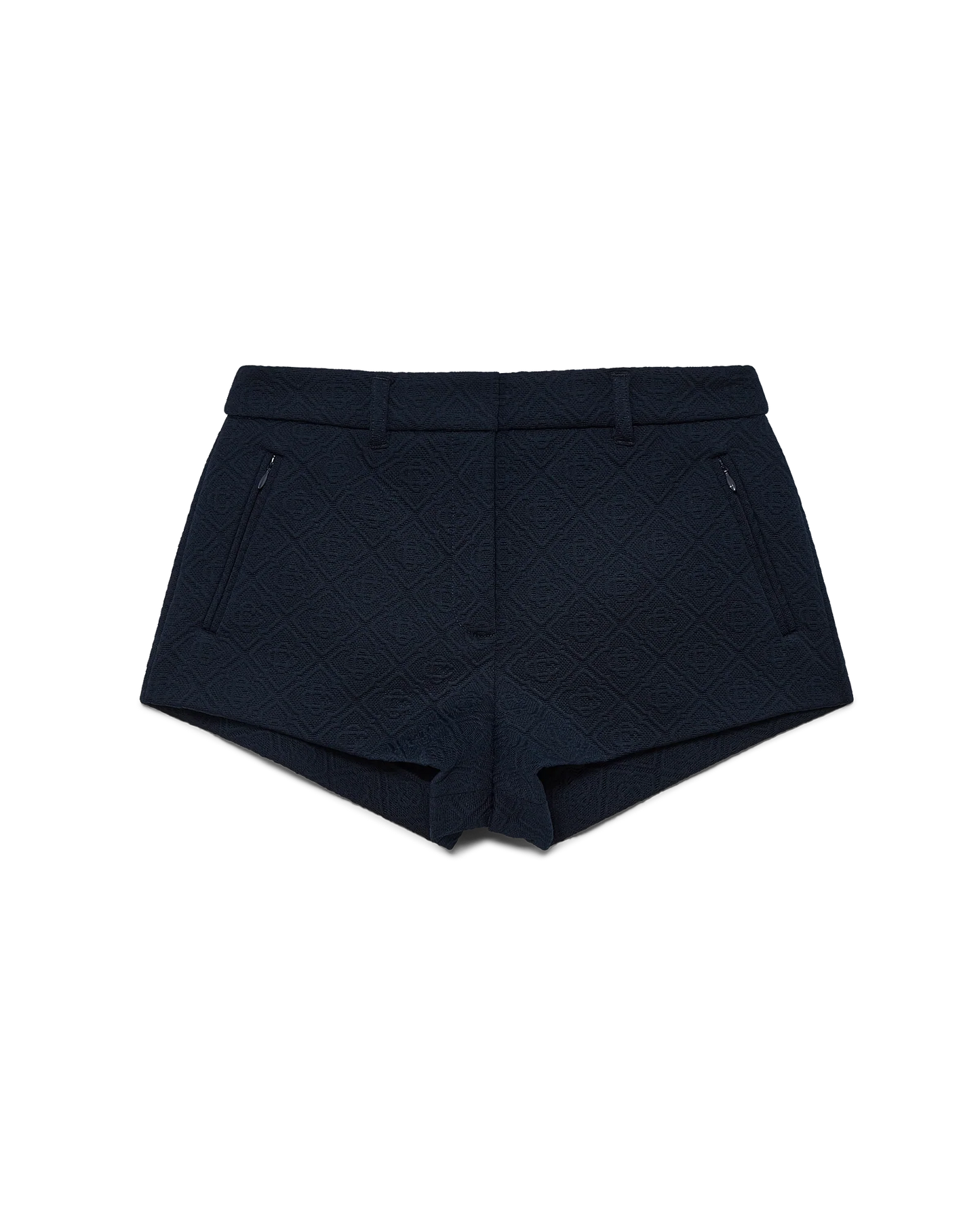 Jacquard Knit Mini Shorts
