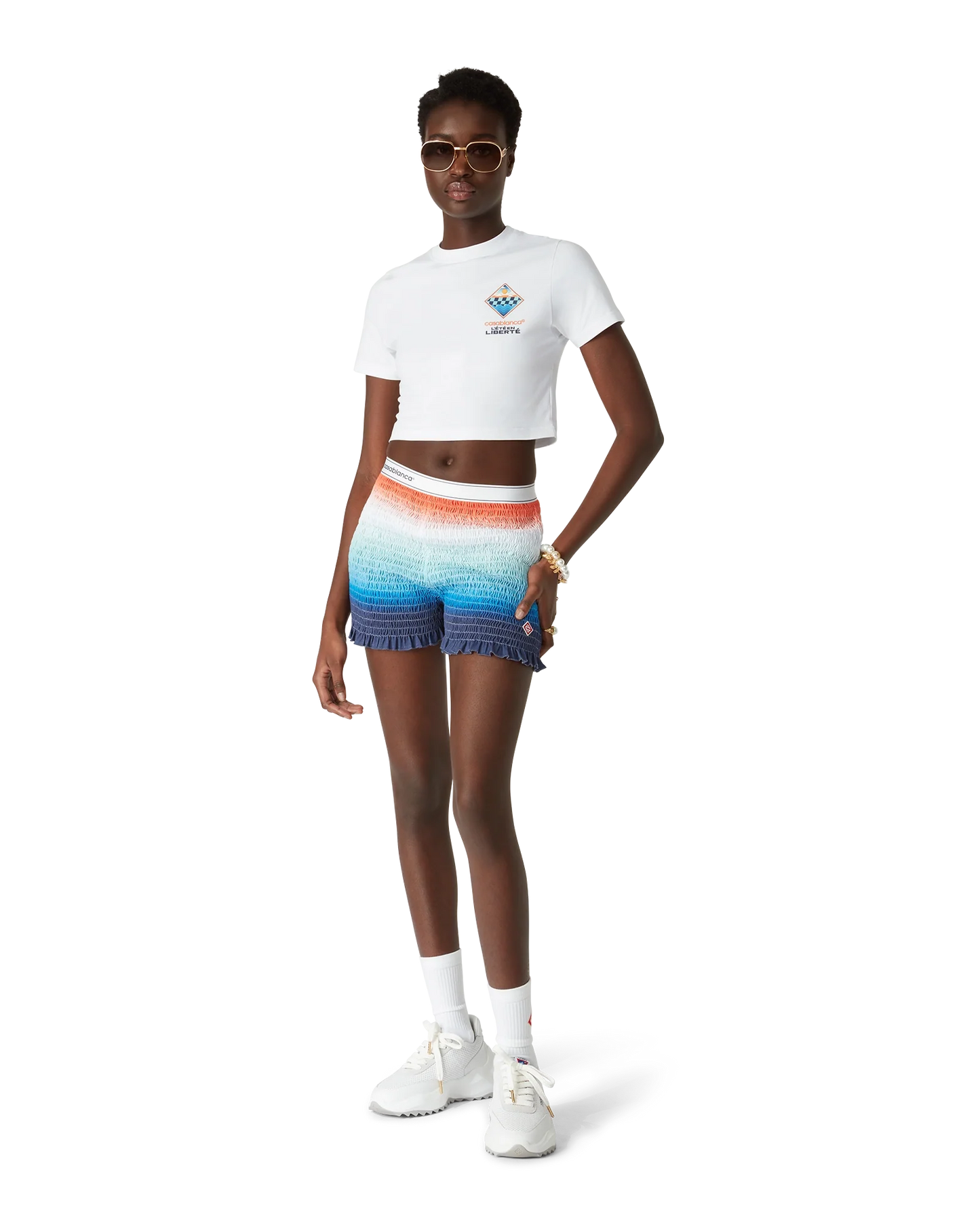 The L'¨¦t¨¦ En Libert¨¦ Short Sleeve Cropped T-Shirt