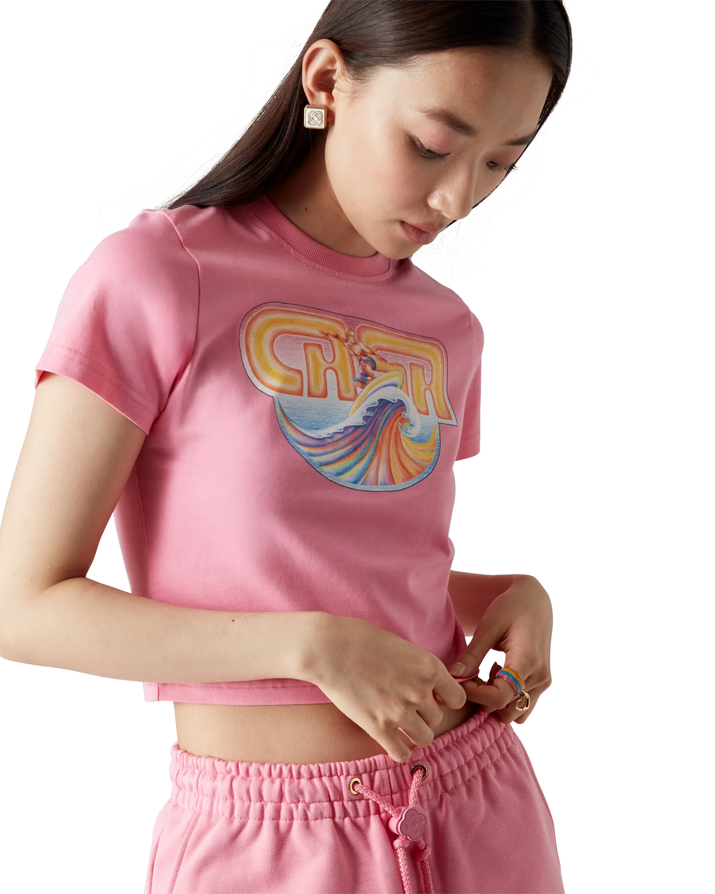 Casa Surf Cropped Short Sleeve T-Shirt