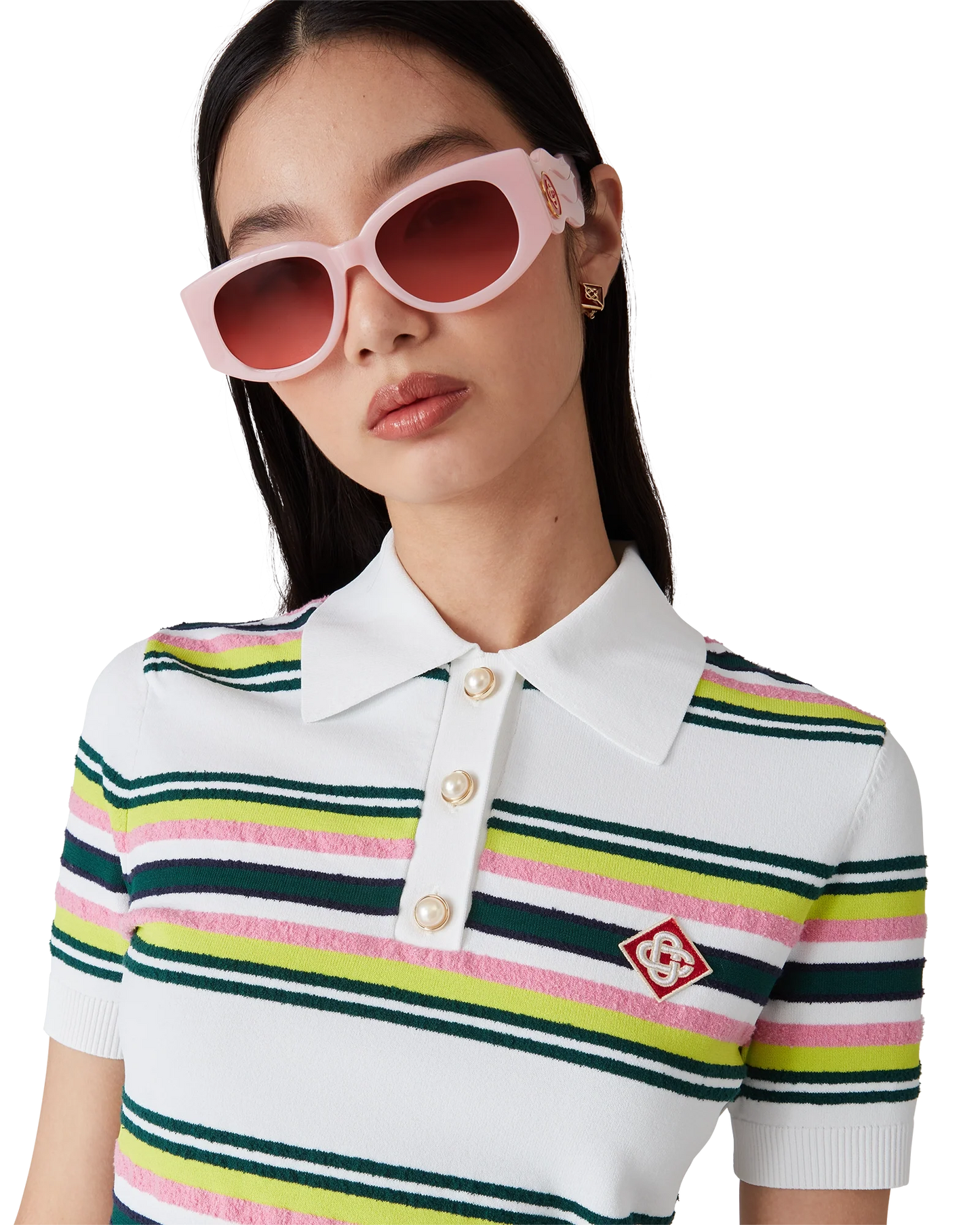 Stripe Polo Shirt