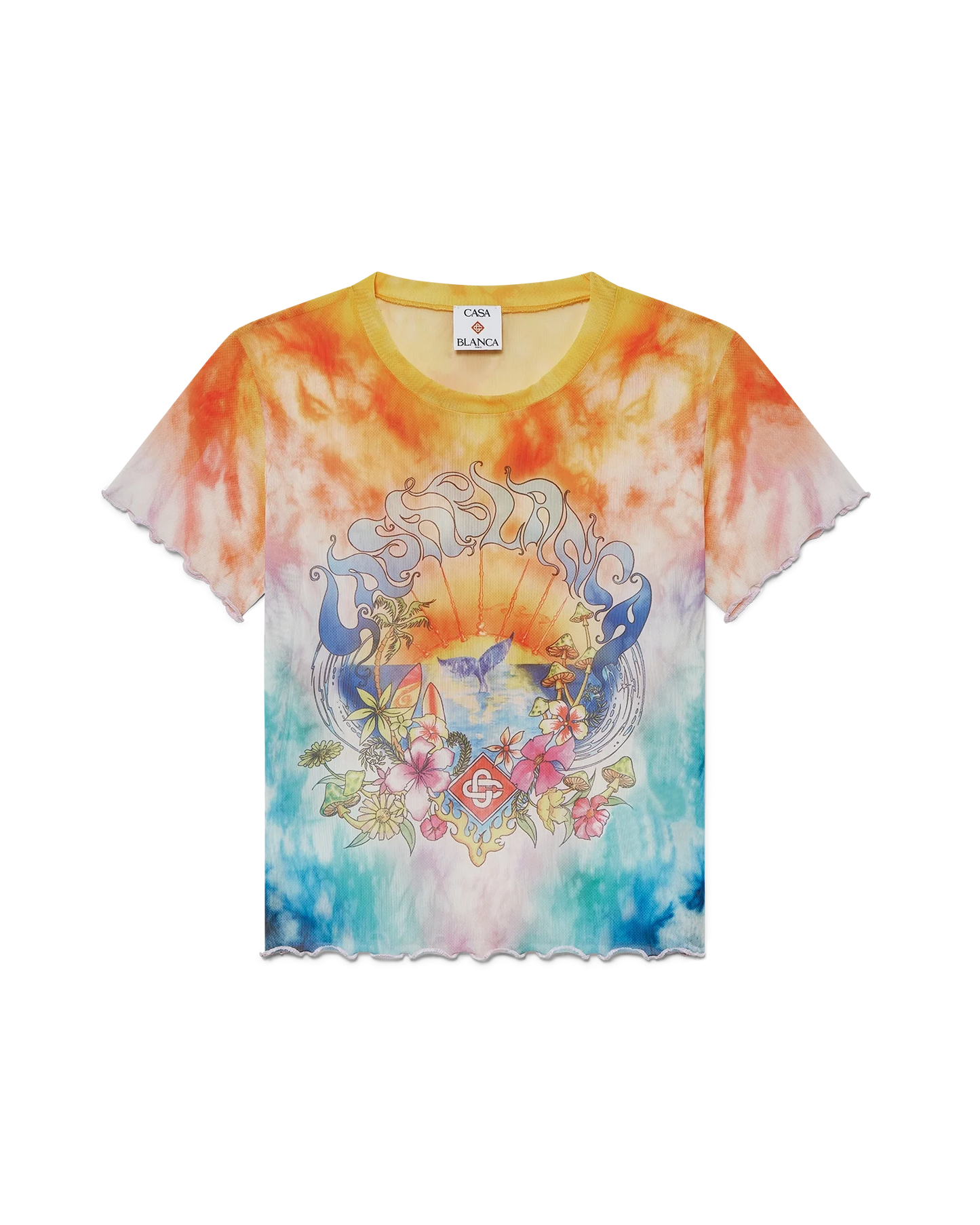 Surf Trip Batik Mesh Kurzarm-T-Shirt