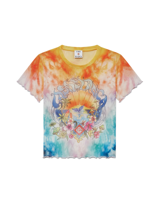 Surf Trip Batik Mesh Kurzarm-T-Shirt