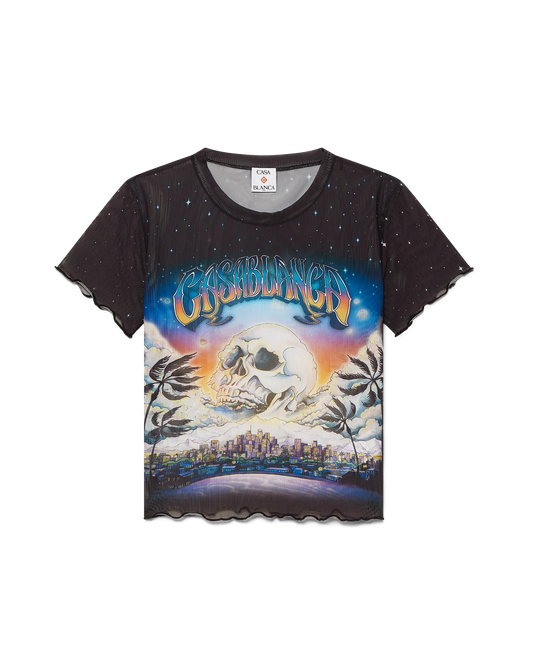 La Prémonition Mesh Kurzarm-T-Shirt