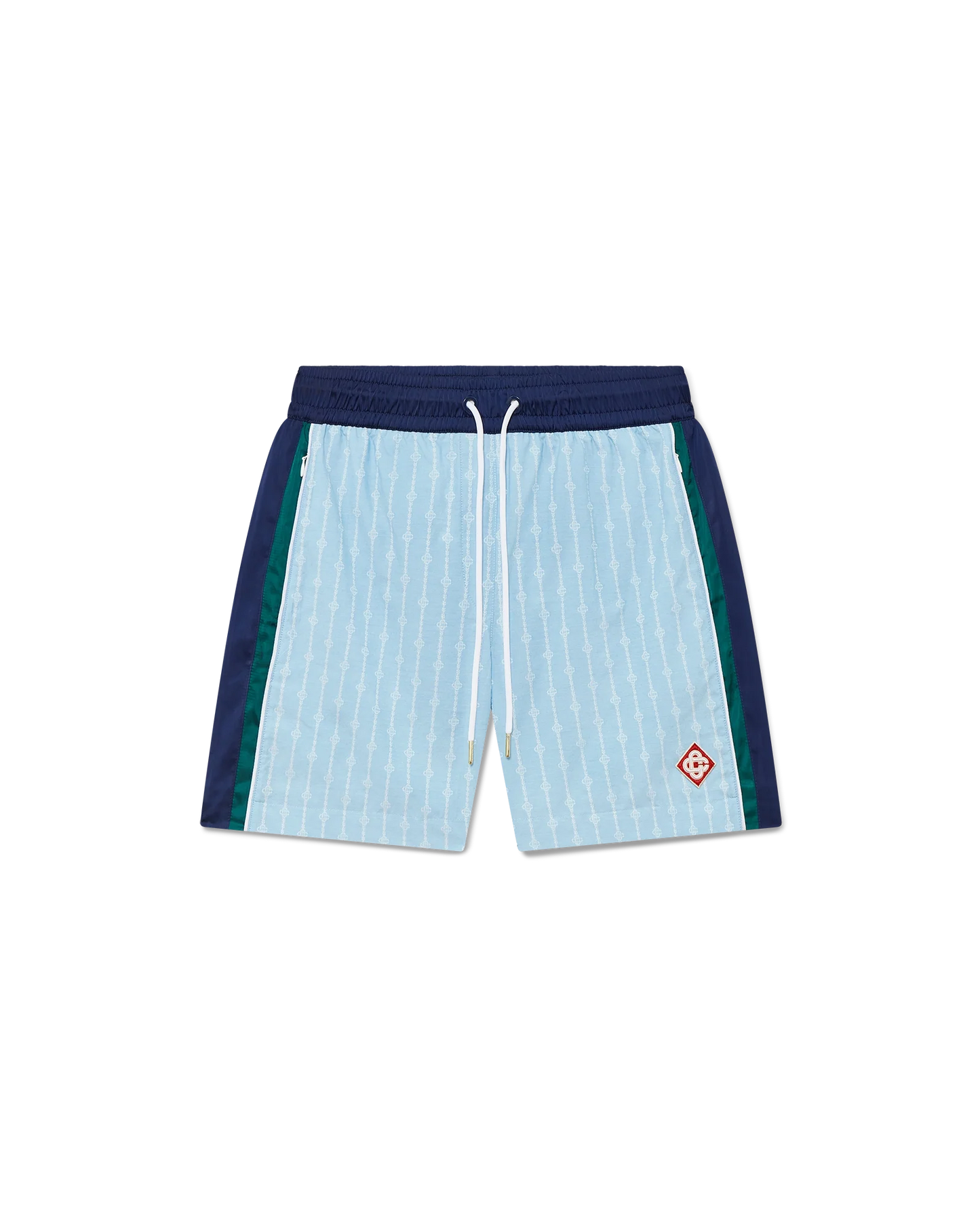 Pinstripe Laurel Track Shorts
