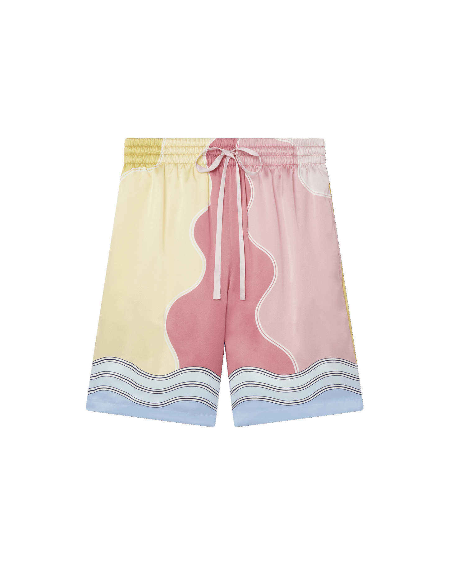 Soleil Levant Silk Shorts
